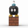 408-Piece Moc Building Block Model Of A Large Bomb Man, Including A Base, Cartoon Characters, Children'S Toys, And Birthday Gift