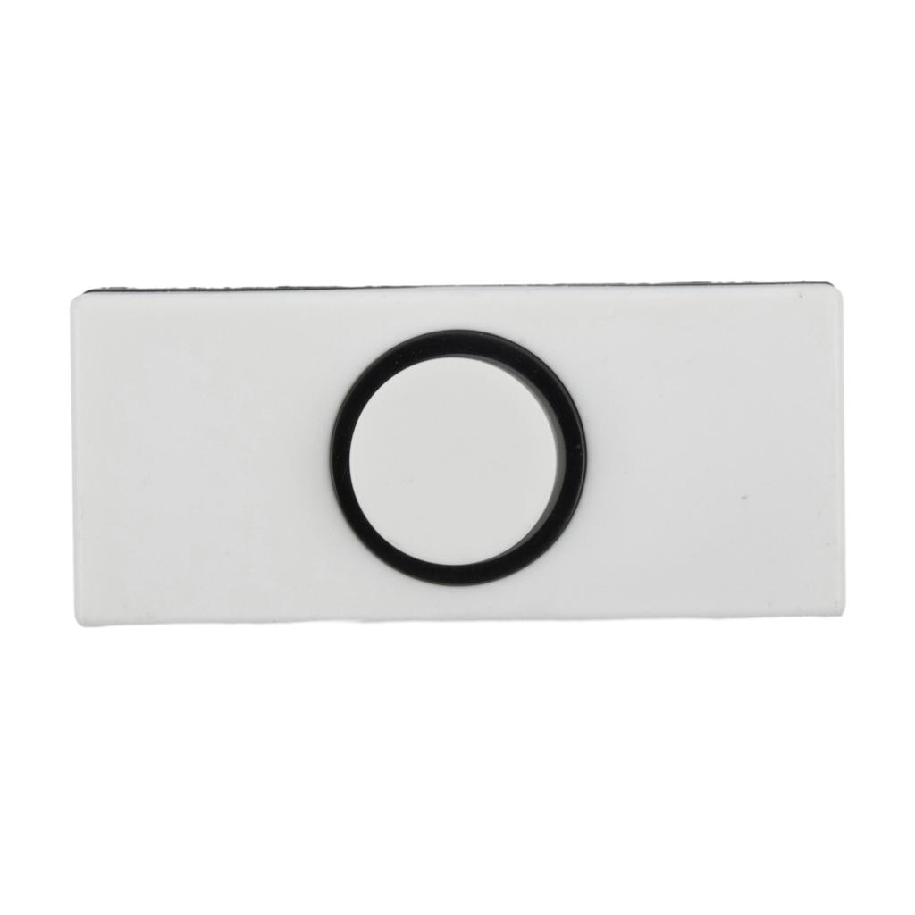 Plastic Hard Wiring Press Button White 86MMX37MMX22MM