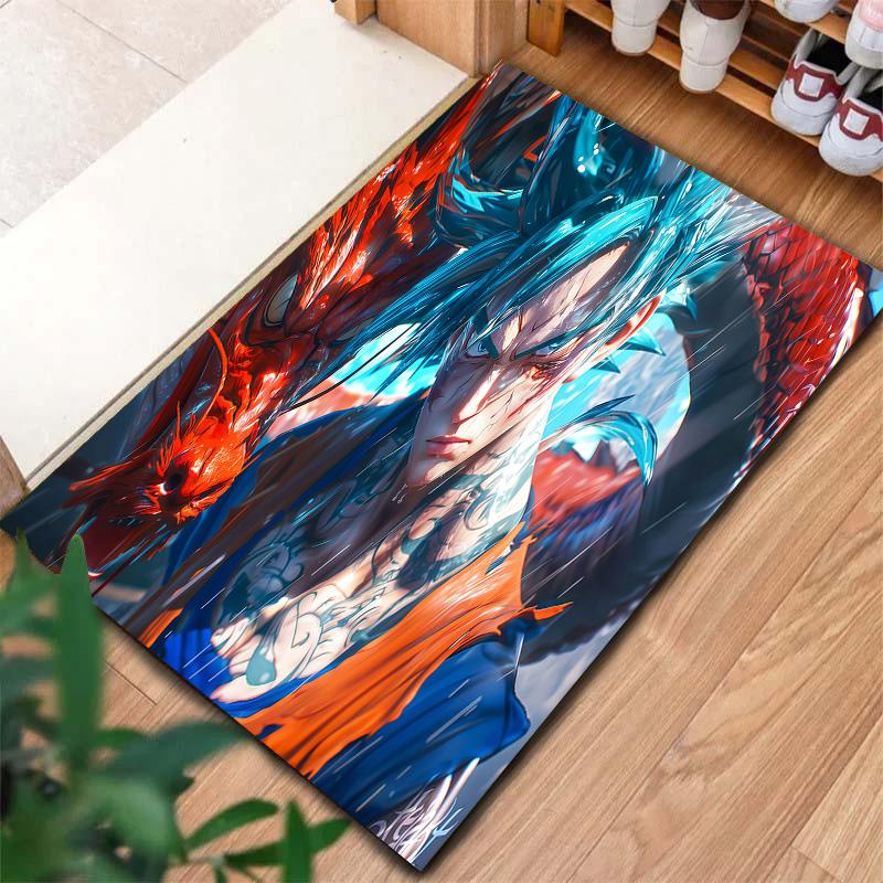 Son Goku Carpet Rug For Living Room Bedroom Home Sofa Decoration,kids Play Nonslip Floor Mat