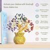 7 Chakra Feng Shui Tree of Life – Healing Crystal Bonsai – Ideal Gift for Home & Office Décor