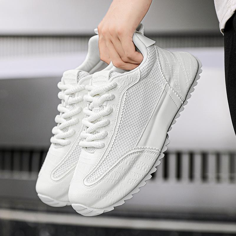 

МОДНАЯ ОБУВЬ, мужские дышащие спортивные кроссовки, спортивные кроссовки для бега, уличные женские теннисные кроссовки для тренажерного зала 39 белый