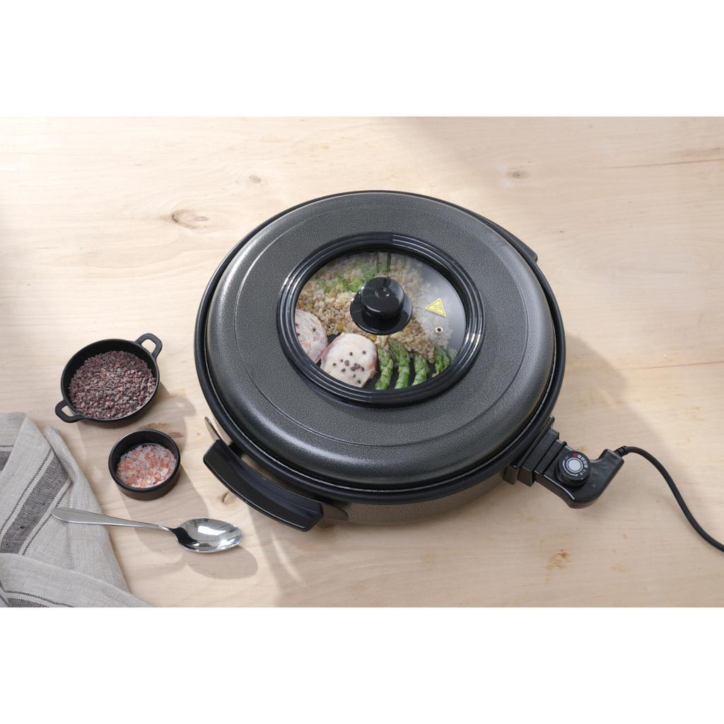 Electric frying and baking pan 40cm 1400W - Hendi 239506