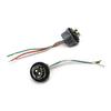1157 2057 2357 Metal Socket/Base w/ Pigtail Wiring Harness For Turn Signal, etc