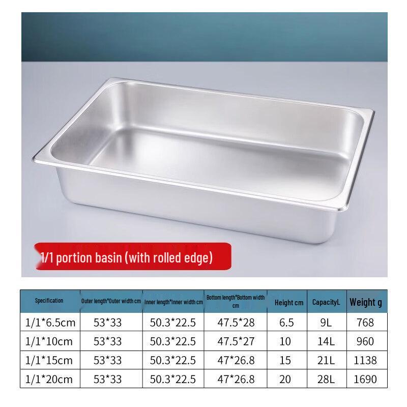Stainless Steel Gastronorm Food Pan