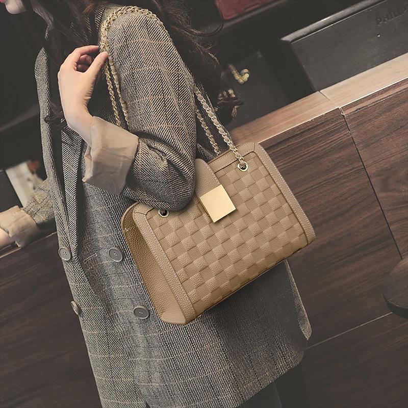 Bag Women s Autumn and Winter New Women s Bag Crossbody Underarm Bag Chain One Shoulder Premium Small Square Bag Luggage