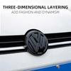 For Volkswagen VW 2pcs Car Front Radiator Grille Badge Cover Rear Trunk Lid Sticker For VW Polo Golf MK6 MK7 MK7.5 Scirocco Arteon Touareg Taigo EL1