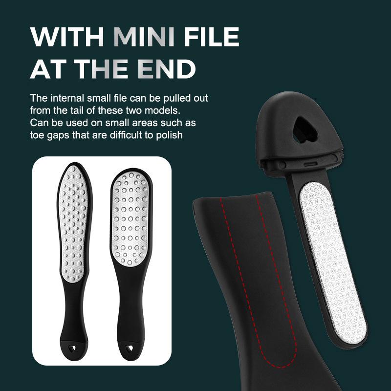 Foot File Pedicure Tool Dual Coarse Fine Grinding Surfaces Washable Foot Callus Remover for Home Daily Foot Care