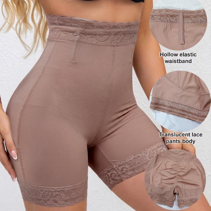 Hohe Taille Bauchkontrolle Po-Anhebung Körperformende Boxer-Shapewear-Panties