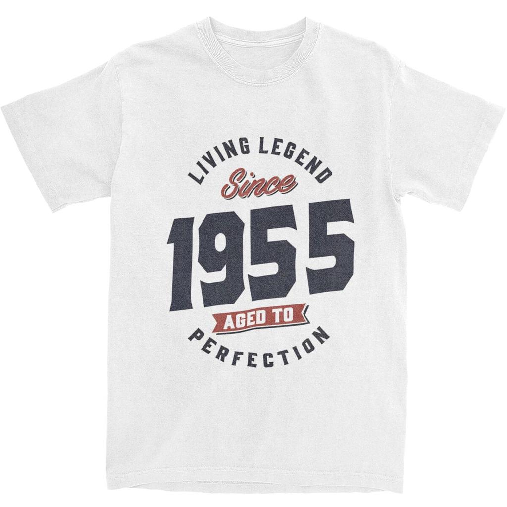 Made In 1955 All Original Tee Shirt for Men Women Printed T Shirts 70th Birthday Gift 100% Cotton Clothing