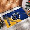 Parramatta Eels Crystal Velvet Rug, Custom Name Text Personalized Non‑Slip Floor Mat for Home Decor Gift