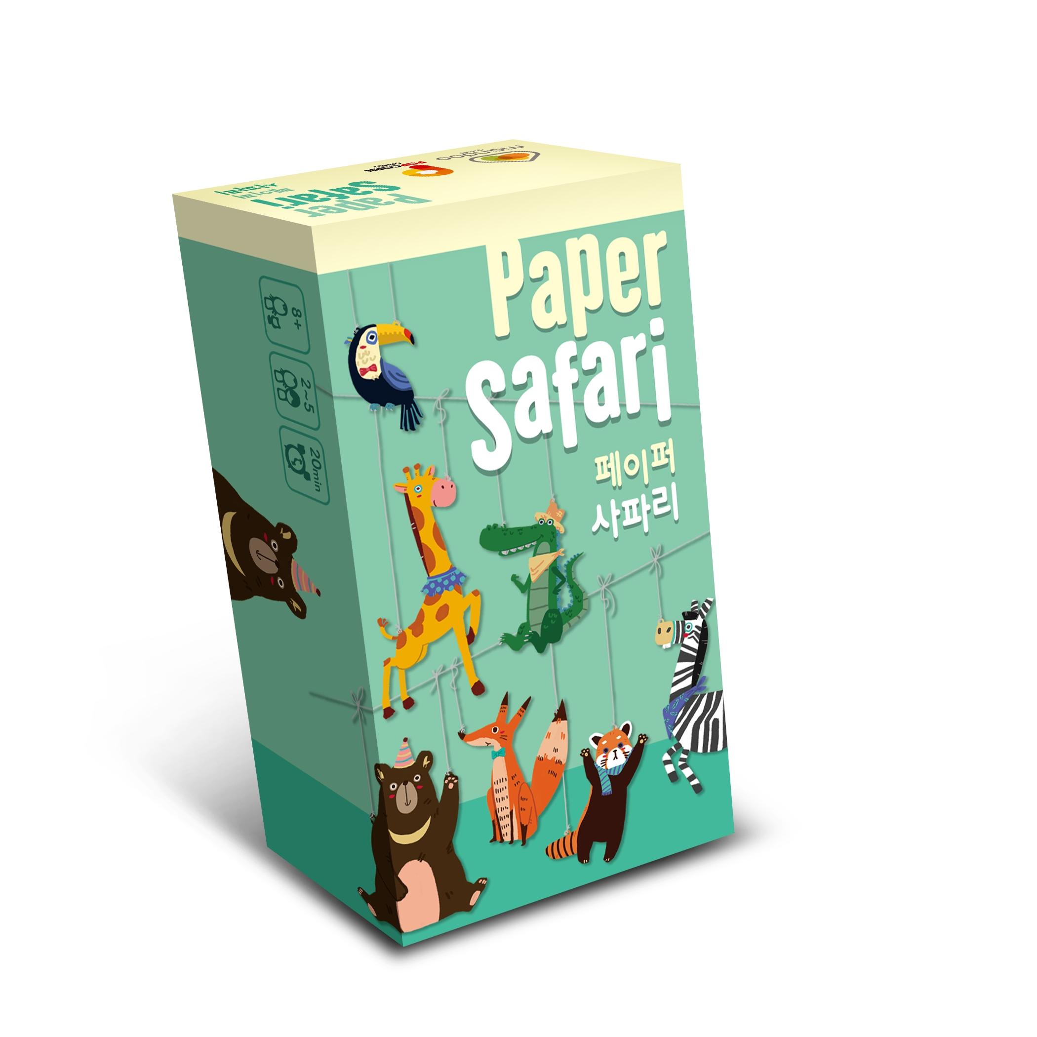 Paper Safari Board Game Promo Puzzle: Family Fun for Camping & Kids