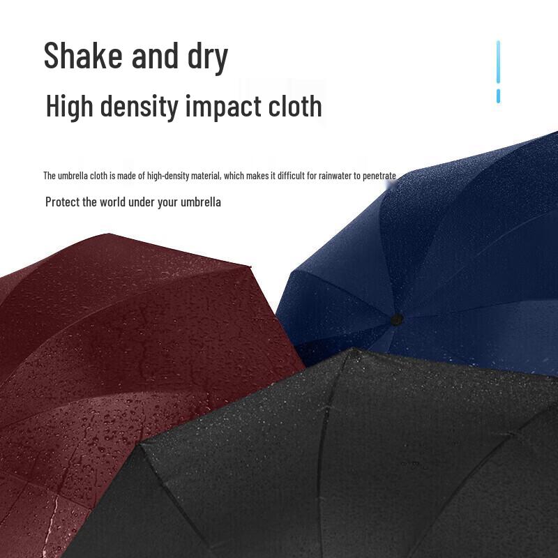 Large 10-Rib Reverse Folding Umbrella