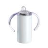 Sublimation Blank Straight Cup Stainless Steel Water Bottles Tumbler Coffee Mug Cup Vacuum Flasks DIY Insulated Thermos 6OZ-30OZ