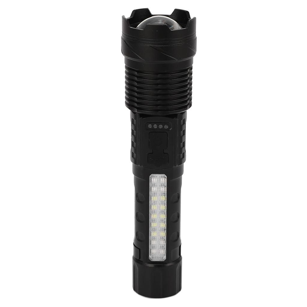 LED Bright Flashlight COB Work Light USB Rechargeable IPX4 Outdoor Lighting White Laser Flashlight