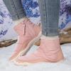 HUIZUMEI Damen Wasserdichte Winter Schneestiefel