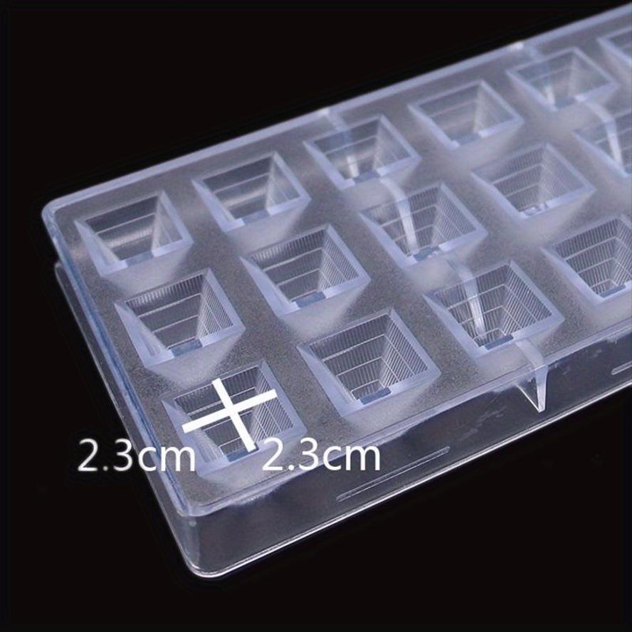 1 Pcs Plastic Pyramid Chocolate Mold Unique Shape Starry Sky Chocolate Mold Anti-heating DIY Baking Mold Wholesale