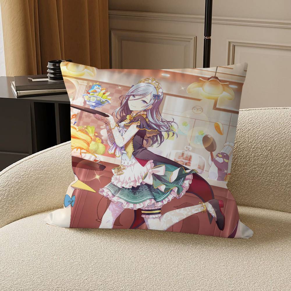 Hinomori Shizuku Pillowcase toon Gift Cushion Cover Bedroom Home Sofa Chair Seat Decor pillow case