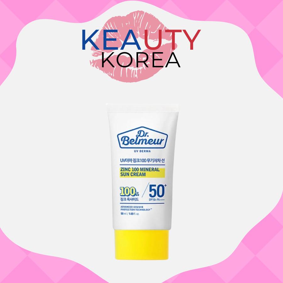 The Face Shop Dr. Belmeur UV Derma Zinc 100 Mineral Sunscreen 50mL (SPF50+ PA++++)