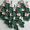 Christmas Socks Snowflake Letter Knitting Stocking Christmas Decorations Xmas Tree Stocking Ornament Gift Natal Navidad New Year