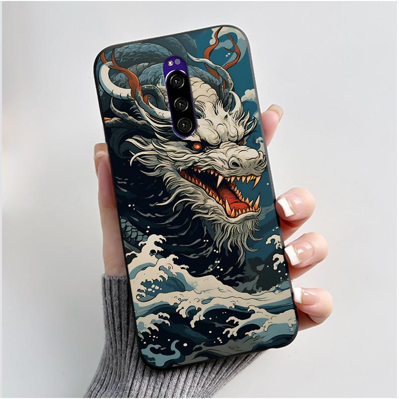 For Sony Xperia 1 Casing Luxury Cute Love Rabbit Funny Black TPU Soft Silicone Protective Back Cover For Sony Xperia1 Phone Case