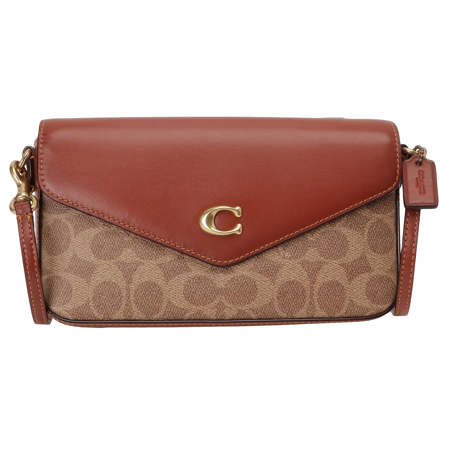 

Shoulder Bag Wristlet Wallet Bag Win Crossbody Signature PVC Leather WYN C8442 B4NQ4 [Coach] Women s Tan/Rust [Item]
