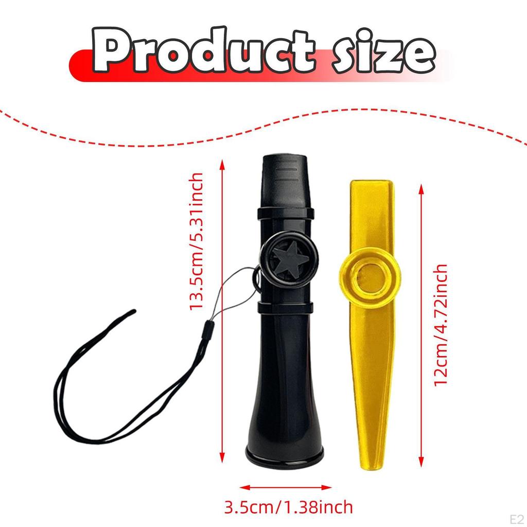 2 Stück Kazoo Mundharmonika Einzigartig Einfach zu spielen Gute Musikinstrumente Spielzeug für Keyboard Klavier Gitarre
