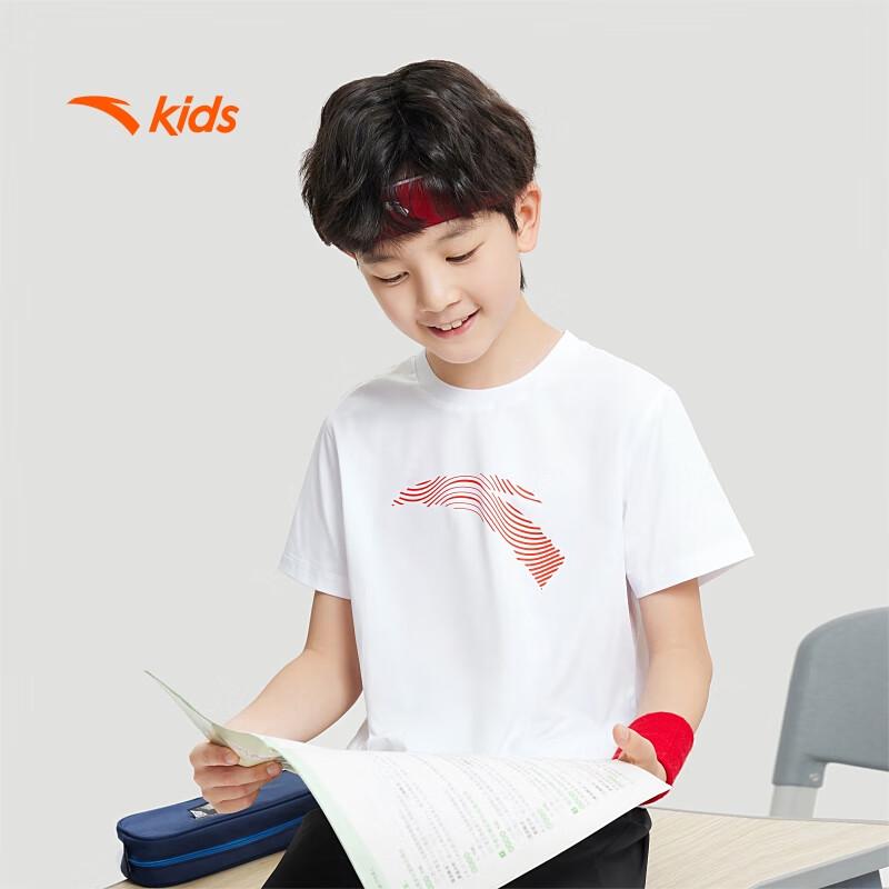 

Anta Kids All Correct Exam Series Breathable Quick-Dry Sports T-Shirt 101