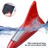 Car Solar Energy Shark Fin Antenna LED Warning Tail Lights Auto Roof Decorative Anti-Tailing Flash Strobe Light