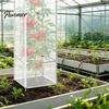 Greenhouse Netting for Raised Beds Garden Tomato Plant Cover Square Cage, Bird with Mesh Net Organic Farming Zipper, Insect Barrier, Covers Gardening