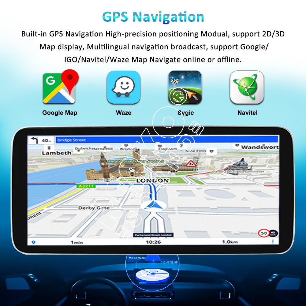 12.3" inch Car Android CarPlay Auto Car Radio Stereo Video Player navigation GPS 2 din Universal Multimedia For 2 DIN 9" Frame