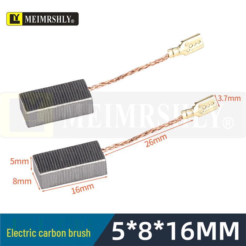051# High-Quality Electric Drill & Grinder Carbon Brushes - 5x8x13mm Power Tool Accessories