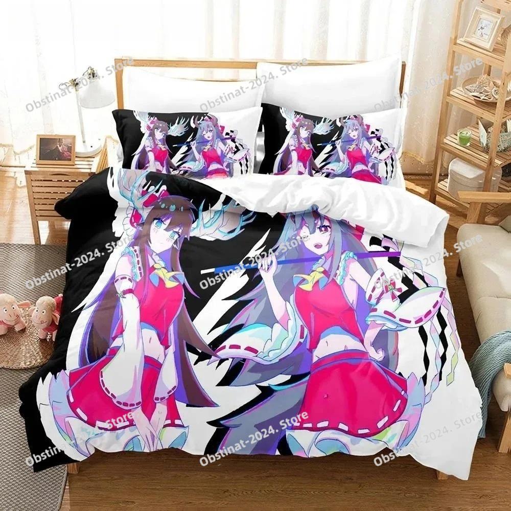 Anime Duvet Cover Pillowcase Music Game M-Muse Dash Bedding Set Adult Boy Girl bedroom decoration Single Double Large Size Gift