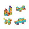 Large Splicing Pull Square Building Block Children'S Assembly Plastic House Educational Toys 3-6 Years Old