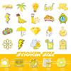 50 Color Mix and Match Stickers New Product Tape Yellow VSCO Small Fresh Thermos Cup Cartoon