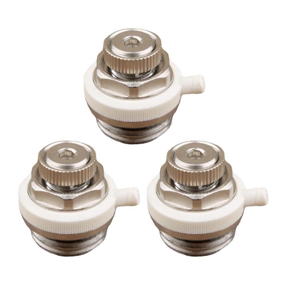 3Pcs Automatic Bleed Valve 1/2inch 3/4inch Bleed Plug Valve Radiator Bleed Valve Self Bleeding Radiator Valve