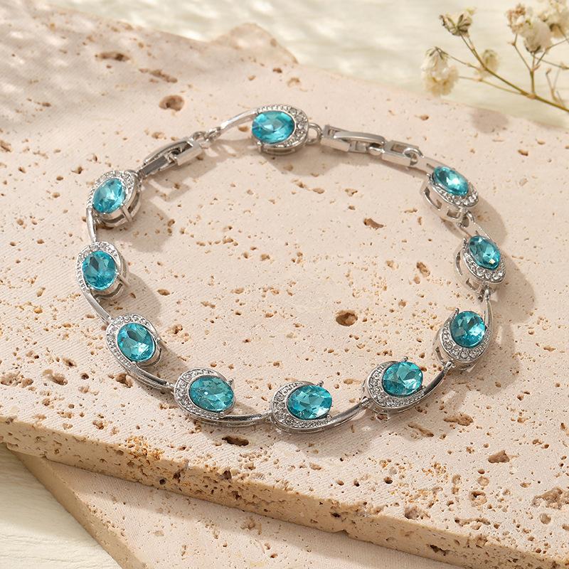 Zircon 6-character High-end Jewelry Niche Women's Luxury Multi-color Women's Bracelet