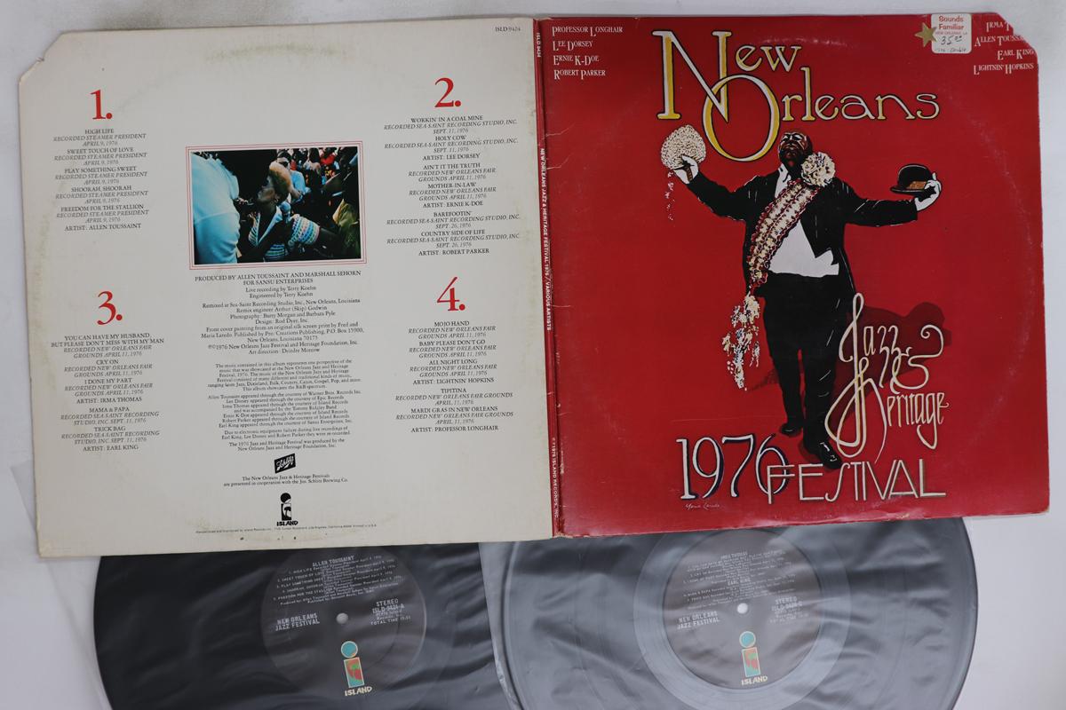 

LP Record VARIOUS - New Orleans Jazz And Heritage Festi ISLD9424 ISLAND 1976 US Jazz Used
