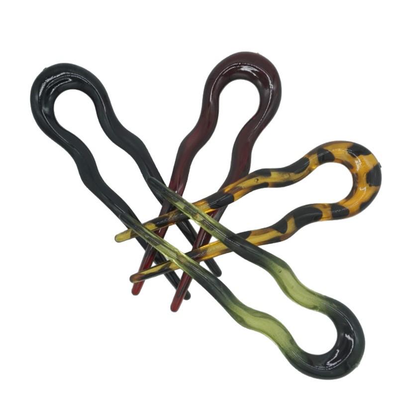 Elegant U-Shaped Hairpin for Easy Updo - New Chinese Style Bun Accessory