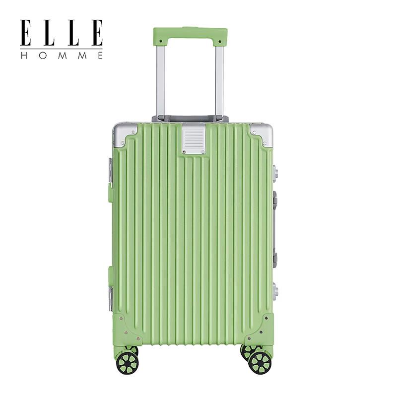 ELLE HOMME Aluminum Frame Hardside Luggage 26 inch
