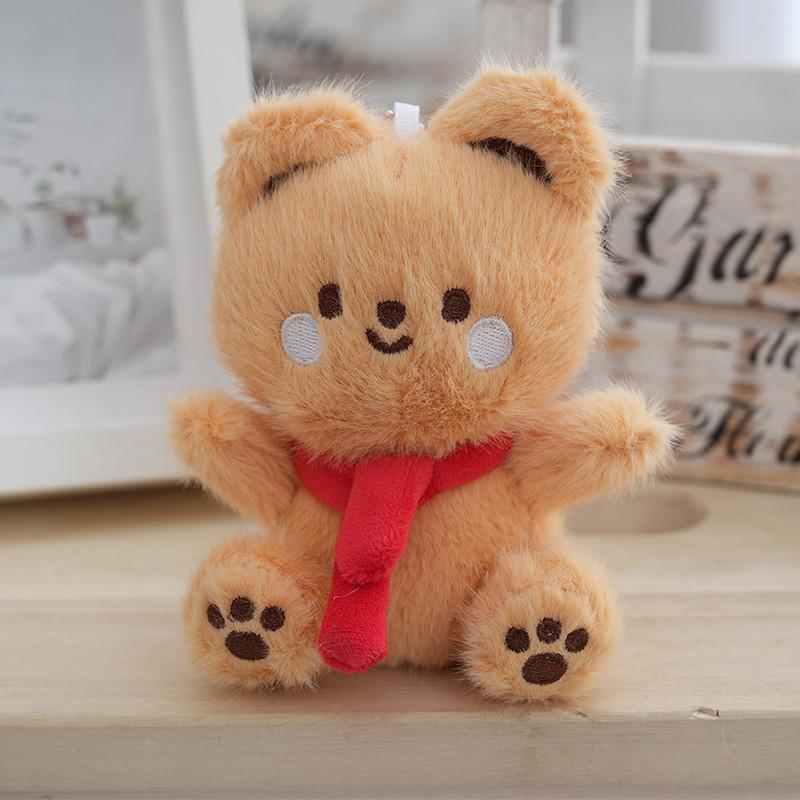 Plush Bear Delightful Keychain Soft Fabric And Cozy Pp Cotton Perfect Gifts For
