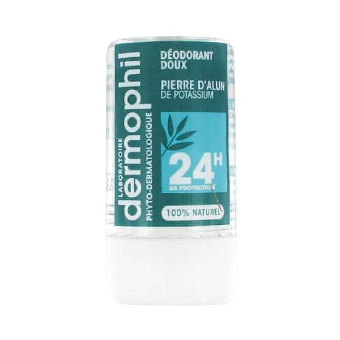 Dermophil Indien Déodorant Doux Pierre d#039;Alun 115g