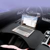 Skládací stolek do auta s držákem na nápoje, pracovní stůl na notebook pro řidiče a spolujezdce, autodoplňky do interiéru pro jídlo a pití