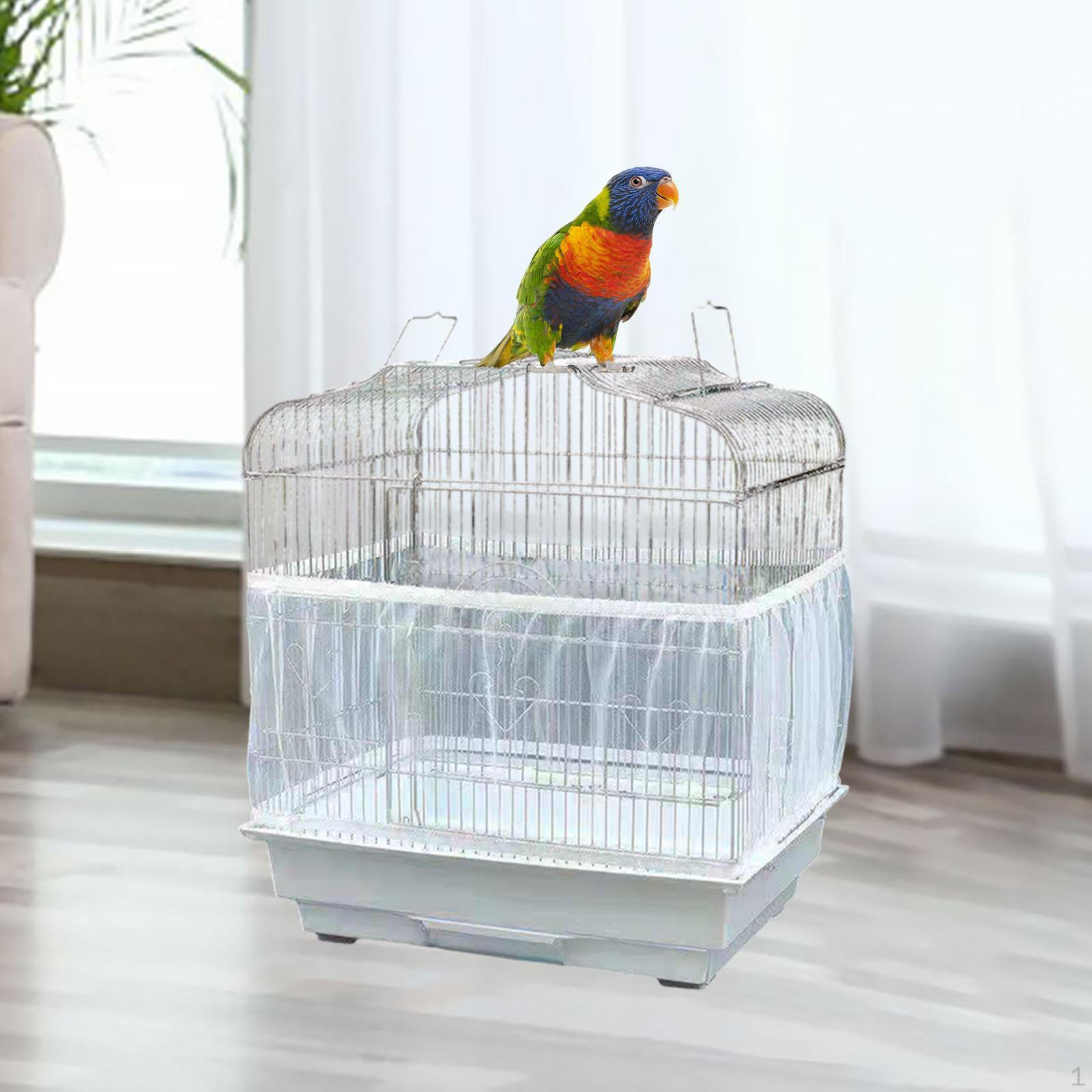 

Сетка для защиты птичьей клетки, эластичная, мягкая, легкая, защитная юбка 25cm