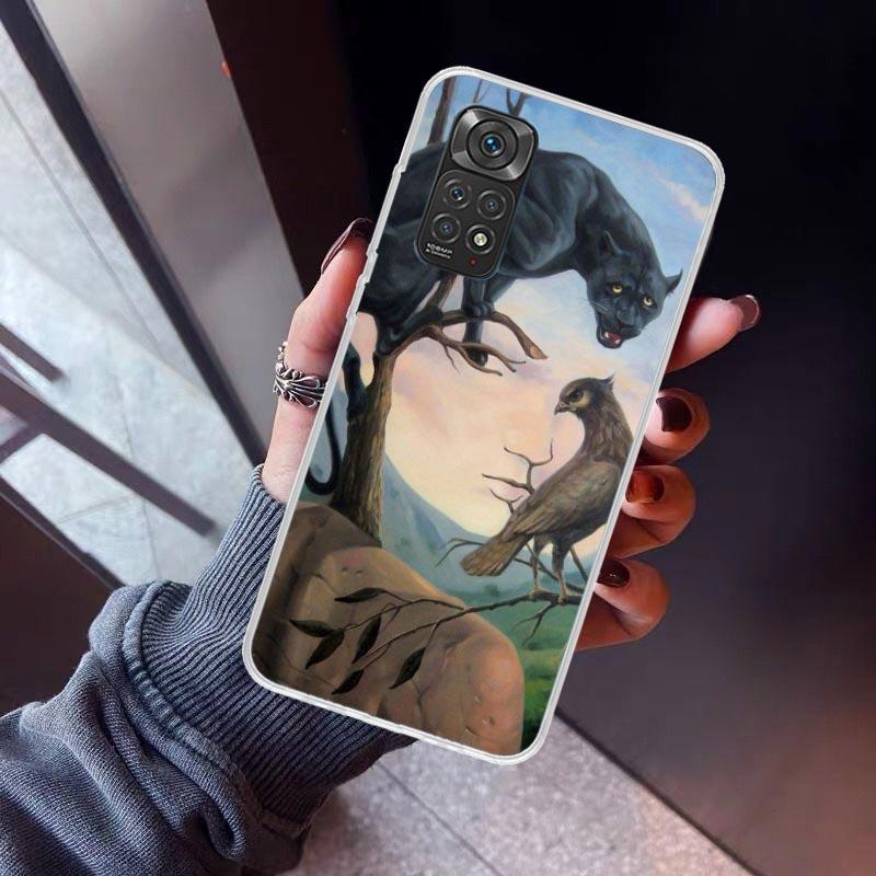 Salvador Dali Kunst Handyhülle Für Xiaomi Redmi Note 15 14 14S 13 12S 12 Pro Plus 11S 11 10S 10 4G Hülle 11E 11T 5G Druck Fundas R
