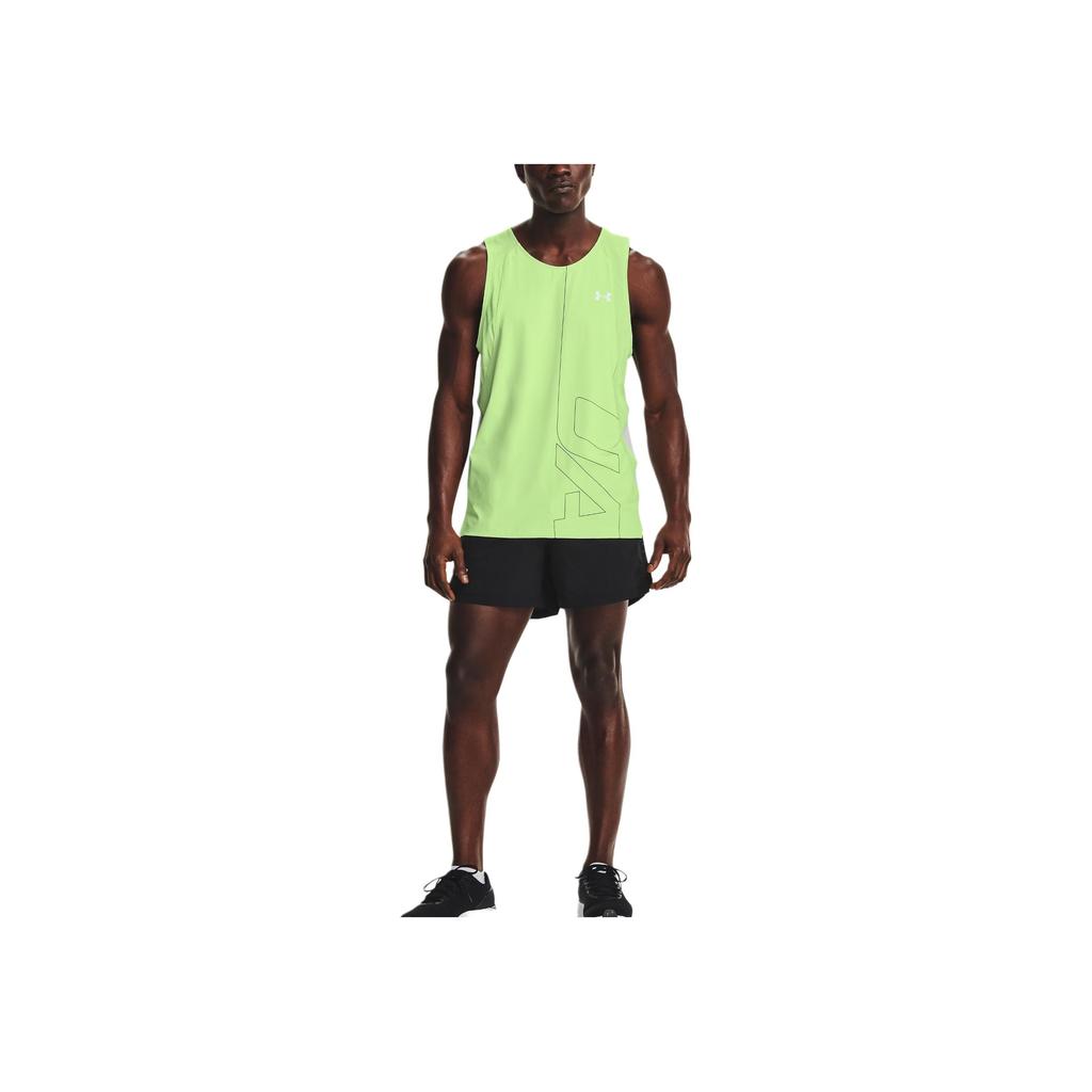 Under Armour Woven Running Training Fitted Shorts Men shorts Black 1361492-001