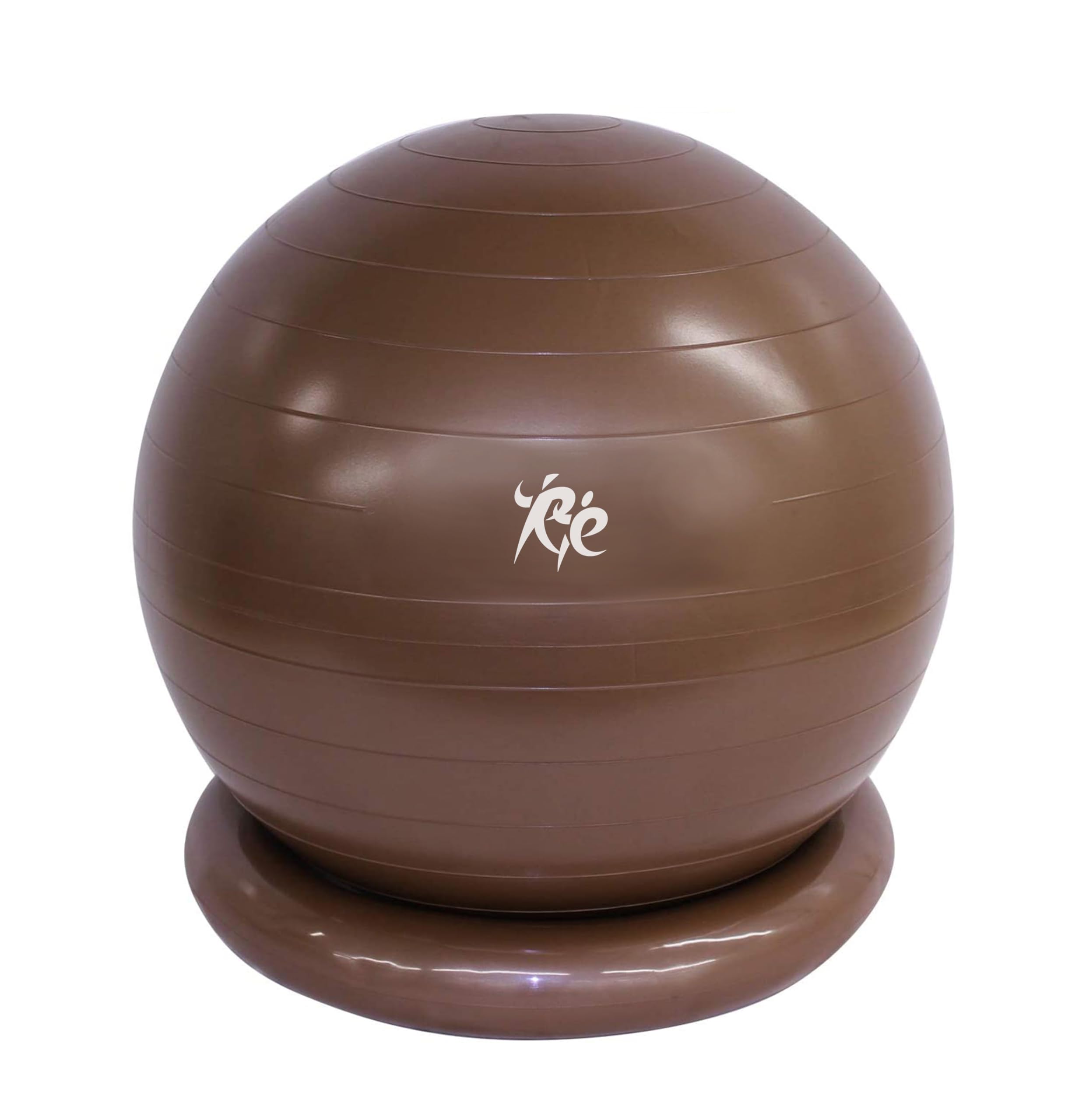 

RE Balance Ball, 55cm, Suitable for Heights 150-170cm, 300kg Capacity (Includes Fixed Ring and Pump), Core Exercise, Chair Alternative, 1-Year Warrant