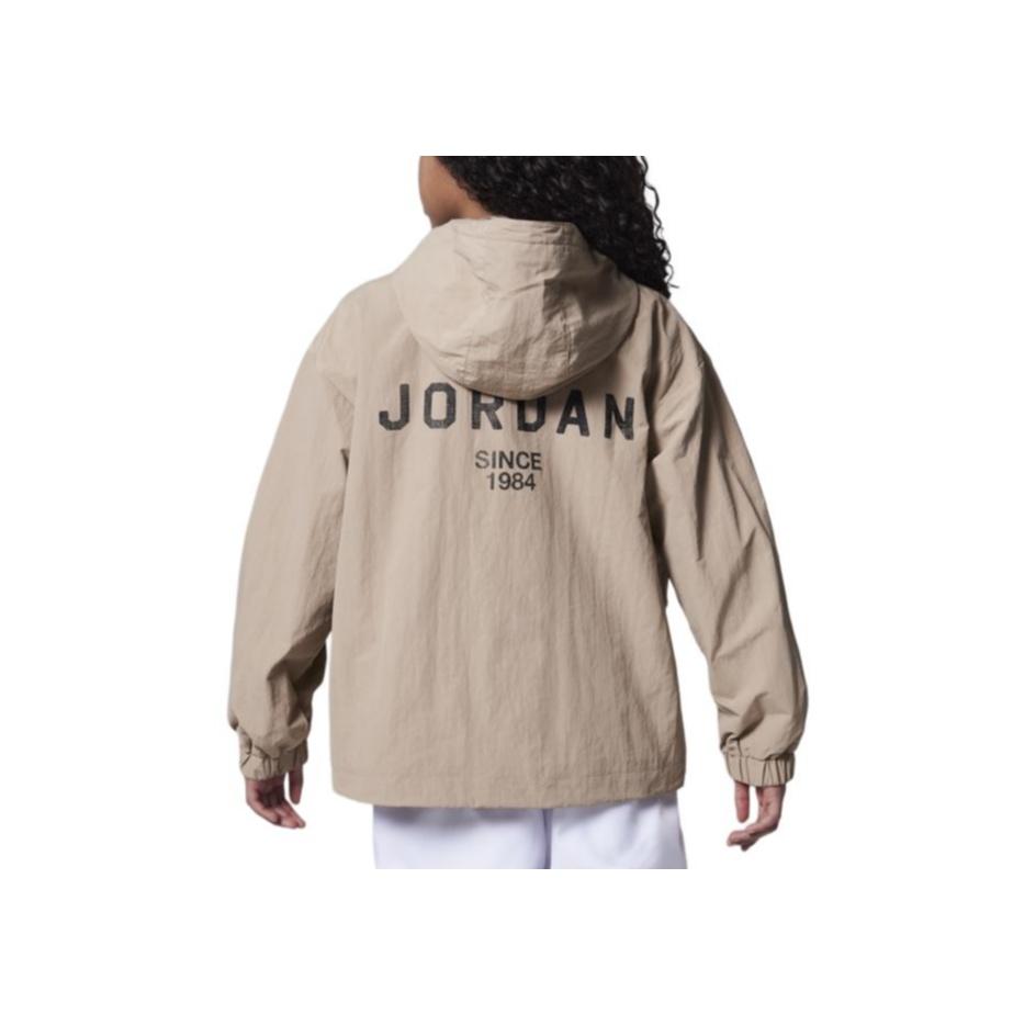 Jordan Jaqueta Logotipo Letra Número Capuz Zíper Camuflagem Deserto Jaquetas Infantis II0269-255