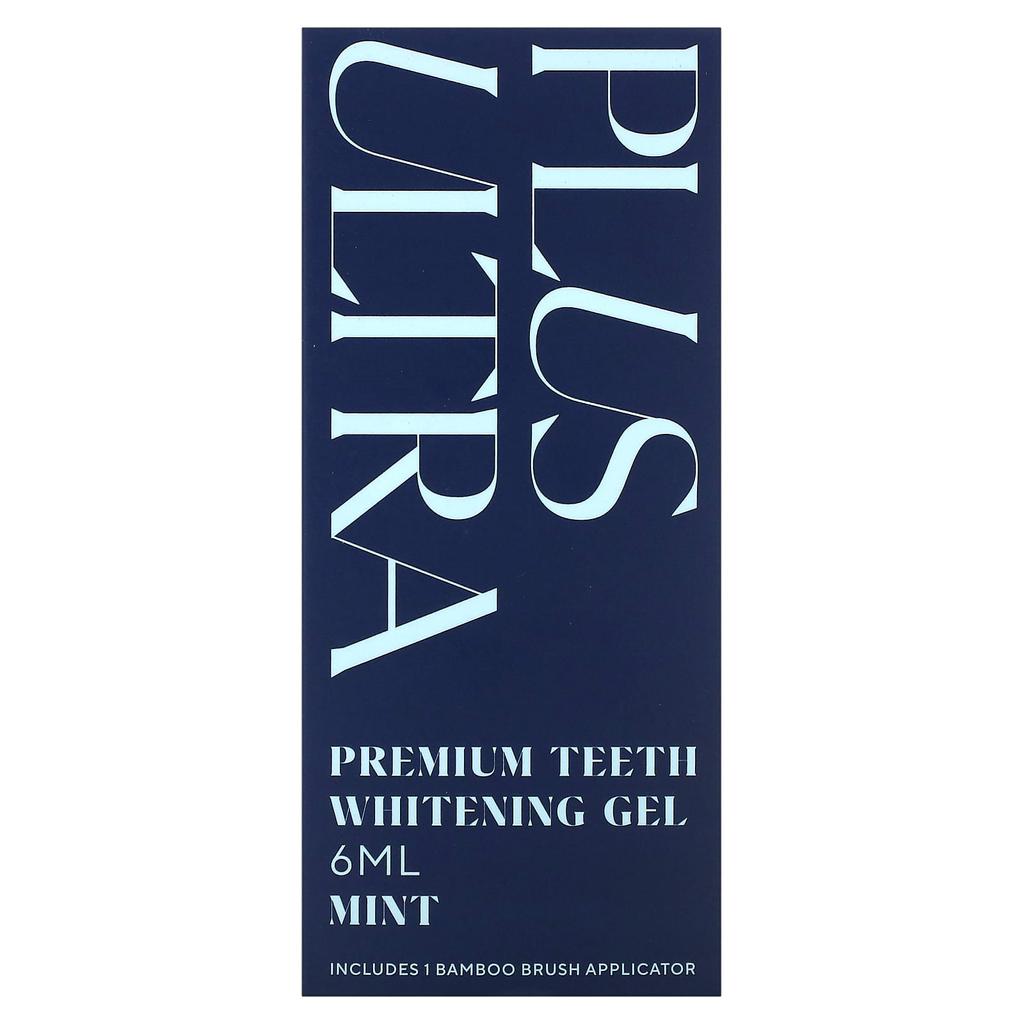 Plus Ultra, Premium Teeth Whitening Gel, Mint, 6ml