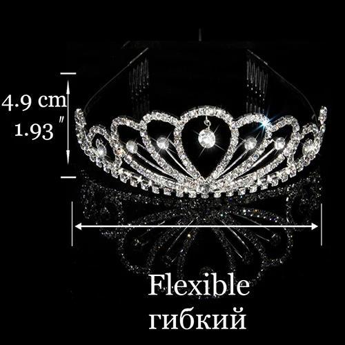 Classic Bride Rhinestone Crown Hair Accessories Headgear Studio Wedding Dress Accessories Direct Sales