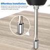 20-100PCS Self Tapping Bracket Screw Cabinet Shelf Support Cross Pegs with Anti-Slip Sleeve DIY Laminate Furniture Support Holder